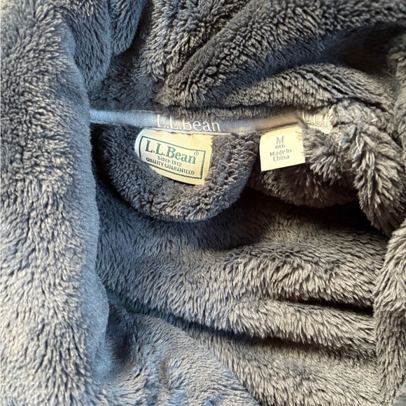 Men's Fleece Robe - L.L. Bean - Picture 3 of 4